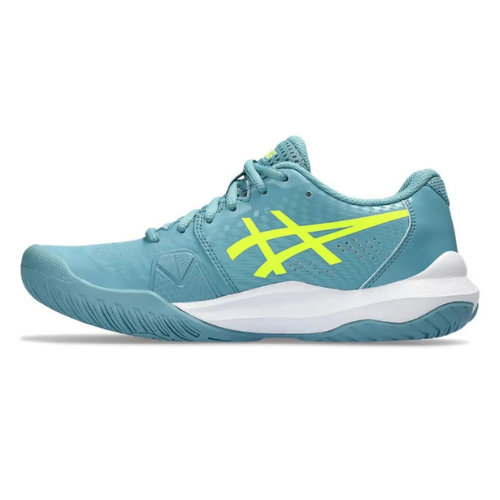 CALZADO ASICS GEL CHALLENGER 14 W CLAY GRIS BLUE SAFETY YELLOW