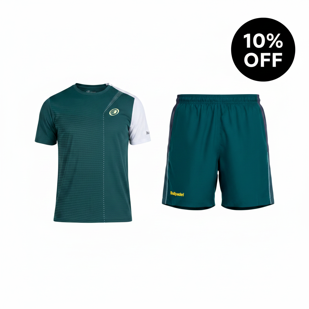 Combo Bullpadel Verde Oscuro