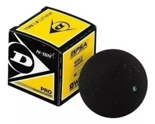 Bola De Squash Dunlop Punto Verde