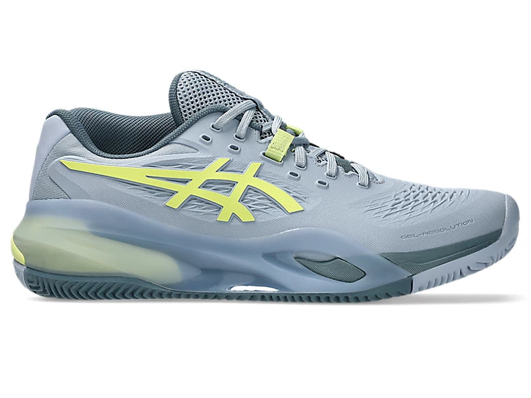 Calzado de Tenis Asics Gel Resolution X Clay Grey Blue/ Pistacho