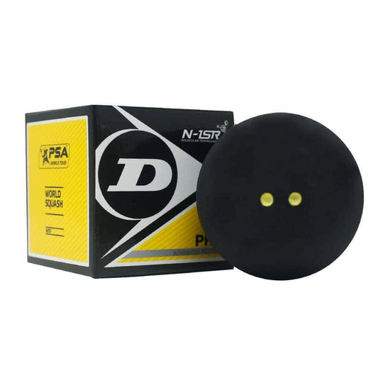 Bola De Squash Dunlop Doble Punto Amarillo