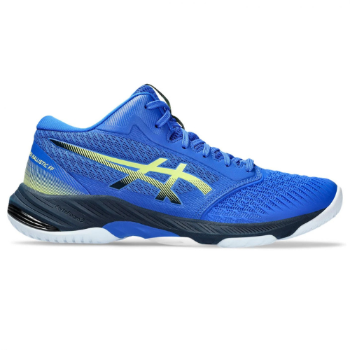 CALZADO ASICS NETBURNER BALLISTIC FF MT 3 MXTO ILLUSION BLUE GLOW YELLOW