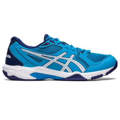 CALZADO ASICS GEL ROCKET 10 MXTO ISLAND BLUE WHITE