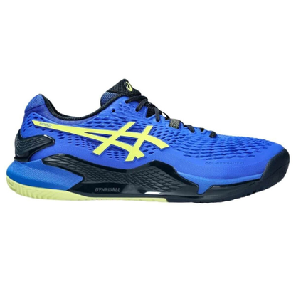 CALZADO ASICS GEL RESOLUTION 9 PADEL MIXTO ILLUSION BLUE GLOW YELLOW