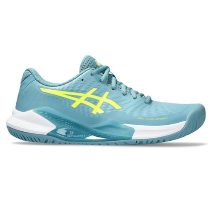 CALZADO ASICS GEL CHALLENGER 14 W CLAY GRIS BLUE SAFETY YELLOW