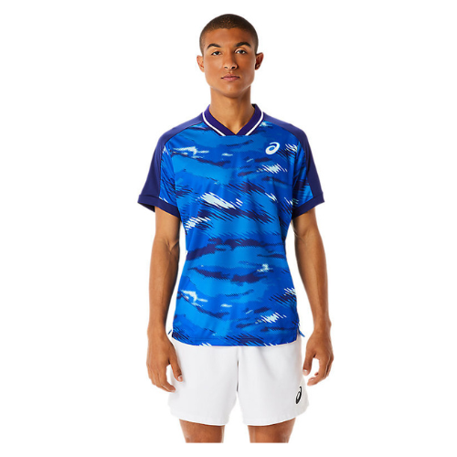 CAMISETA ASICS MEN MATCH GRAPHIC SS DIVE BLUE