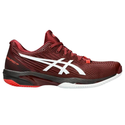 CALZADO ASICS SOLUTION SPEED FF 2 CLAY ANTIQUE RED WHITE