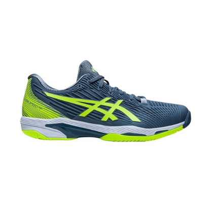 CALZADO ASICS SOLUTION SPEED FF 2 CLAY STEEL BLUE HAZARD GREEN