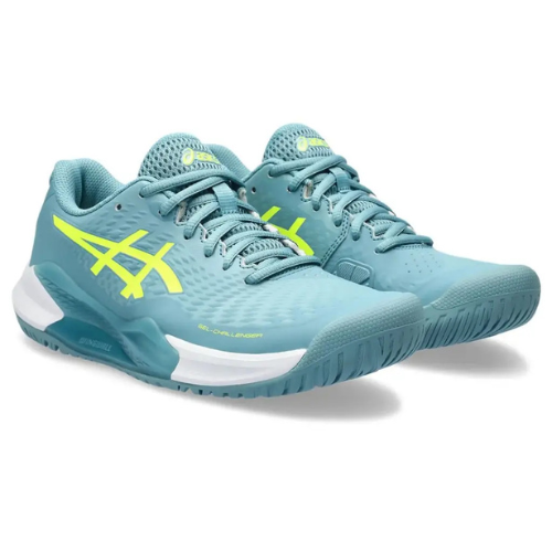 CALZADO ASICS GEL CHALLENGER 14 W CLAY GRIS BLUE SAFETY YELLOW