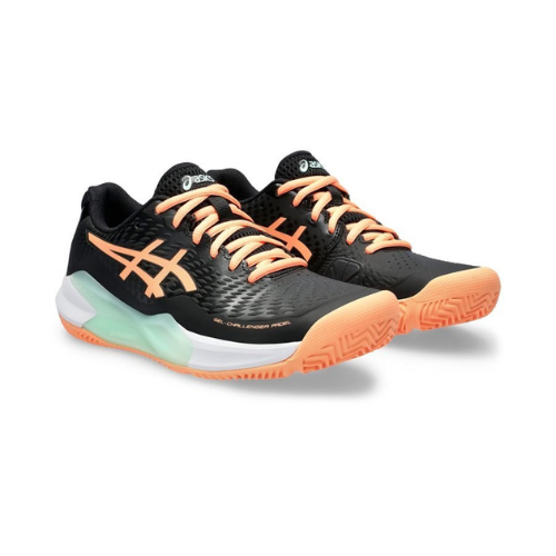CALZADO ASICS GEL CHALLENGER 14 W PADEL BLACK BRIGHT SUNSTONE