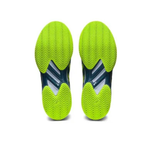 CALZADO ASICS SOLUTION SPEED FF 2 CLAY STEEL BLUE HAZARD GREEN