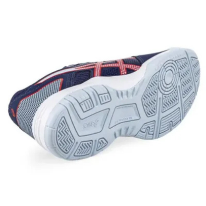 CALZADO ASICS GEL BACKHAND MXTO DIVE BLUE RED ALERT