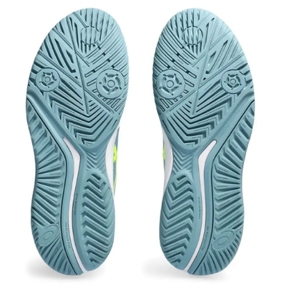 CALZADO ASICS GEL CHALLENGER 14 W CLAY GRIS BLUE SAFETY YELLOW