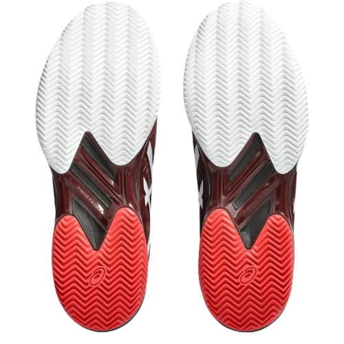 CALZADO ASICS SOLUTION SPEED FF 2 CLAY ANTIQUE RED WHITE