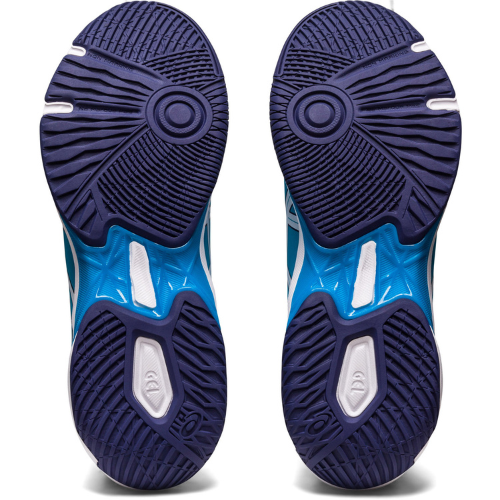 CALZADO ASICS GEL ROCKET 10 MXTO ISLAND BLUE WHITE