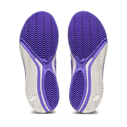 CALZADO ASICS GEL RESOLUTION 9 W CLAY WHITE AMETHYST