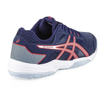 CALZADO ASICS GEL BACKHAND MXTO DIVE BLUE RED ALERT