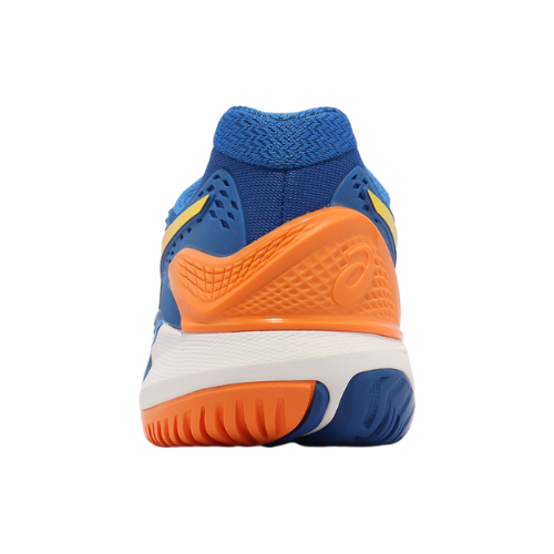 CALZADO ASICS GEL RESOLUTION 9 CLAY TUNA BLUE SUN PEACH