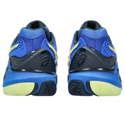 CALZADO ASICS GEL RESOLUTION 9 PADEL MIXTO ILLUSION BLUE GLOW YELLOW