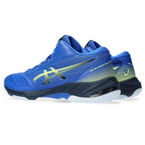 CALZADO ASICS NETBURNER BALLISTIC FF MT 3 MXTO ILLUSION BLUE GLOW YELLOW