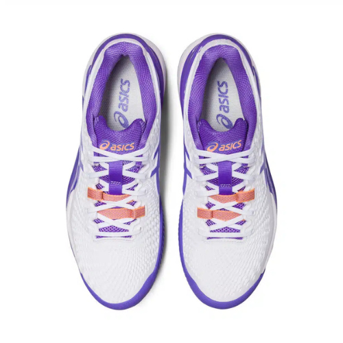 CALZADO ASICS GEL RESOLUTION 9 W CLAY WHITE AMETHYST