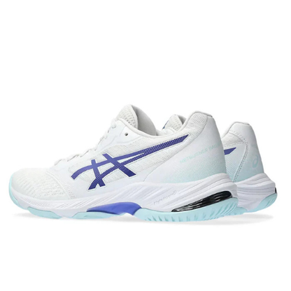 CALZADO ASICS NETBURNER BALLISTIC FF 3 W MXTO WHITE BLUE VIOLET