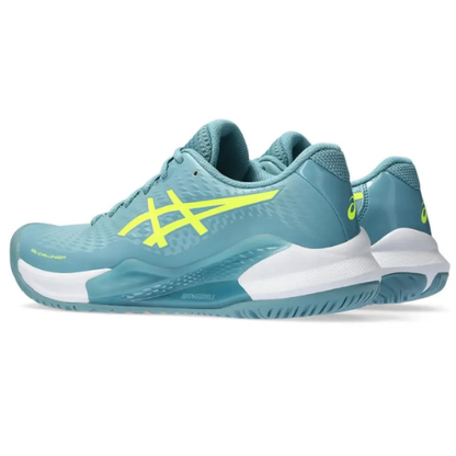 CALZADO ASICS GEL CHALLENGER 14 W CLAY GRIS BLUE SAFETY YELLOW