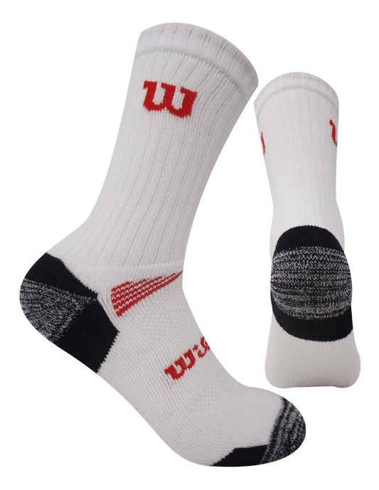 Medias Wilson Jr Largas White X3