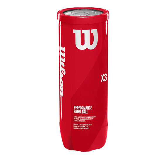 BOLAS DE PADEL WILSON PERFORMANCE X3