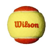 BOLAS DE TENIS JUNIOR WILSON PUNTO NARANJA X3