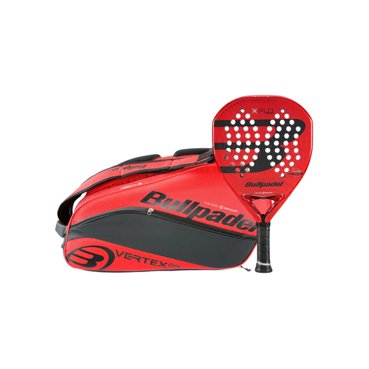 Combo Bullpadel Xplo Confort 25 + Thermobag Bullpadel Vertex 003 Red