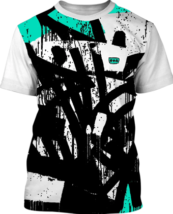 CAMISETA 3 ACES SNOW WHITE/BLUE