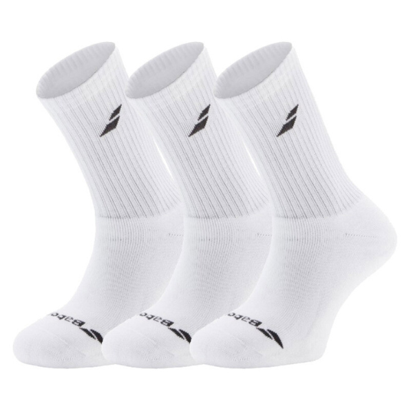 Medias Babolat Caña Alta Blanco X3