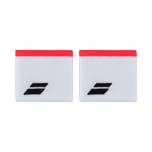 Muñequeras Babolat White/Strike Red