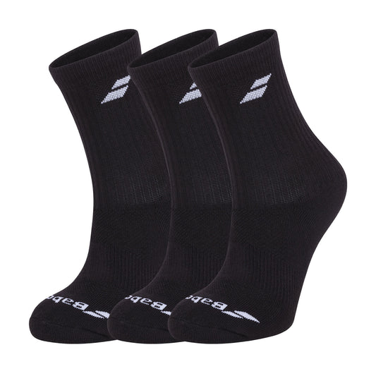 Medias Babolat Caña Alta Negro X3