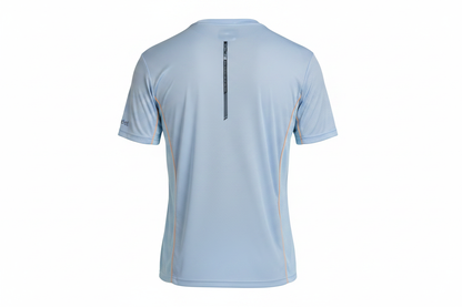 Camiseta Bullpadel Cerezal azul glaciar espalda