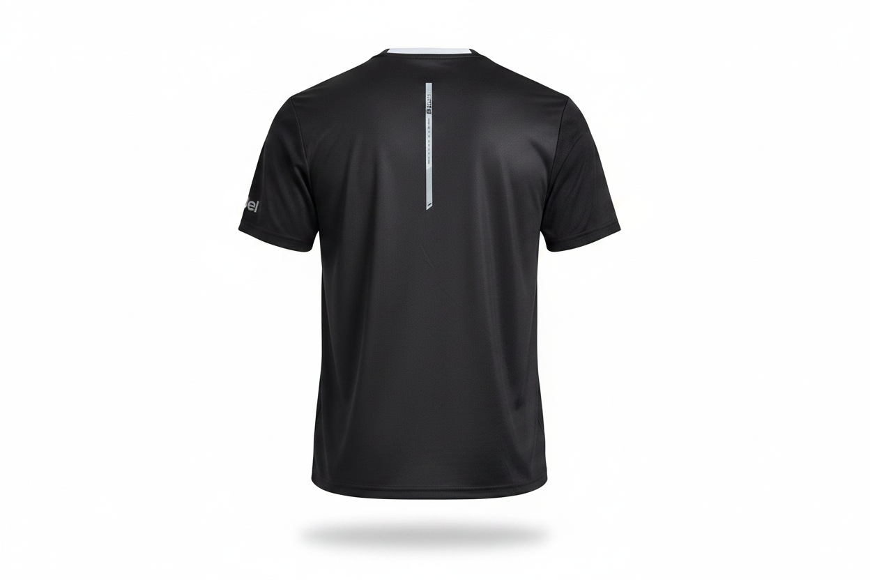 Camiseta Bullpadel espalda sin modelo