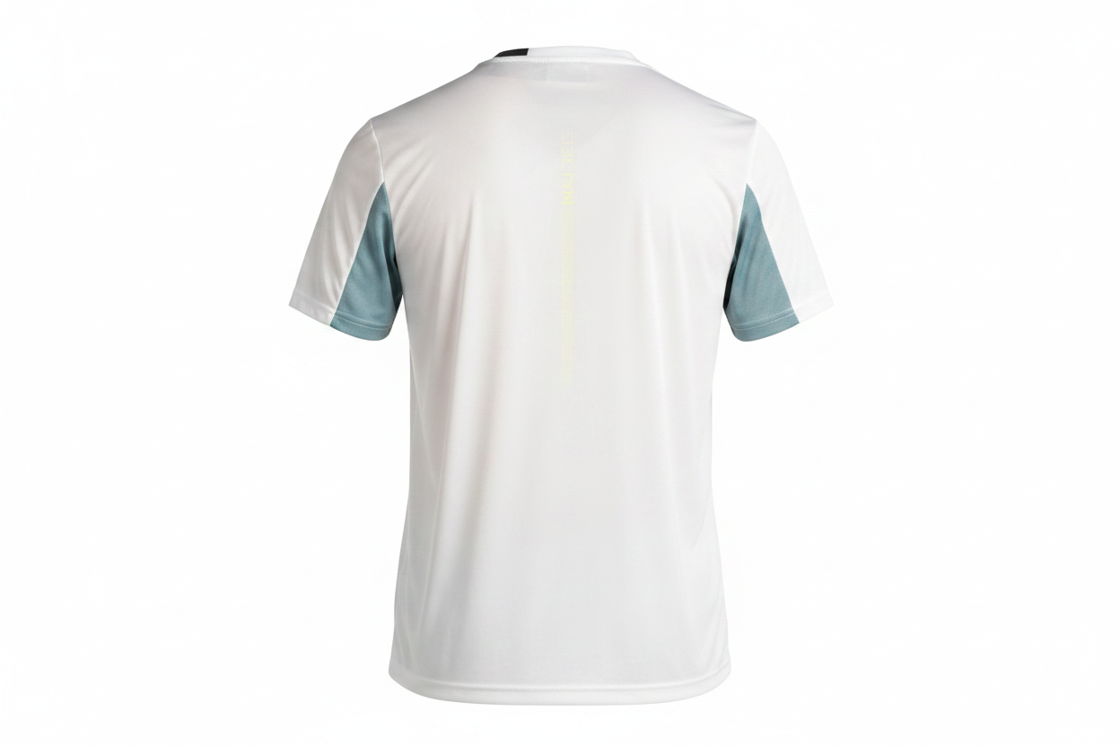 Camiseta Bullpadel Libio blanco espalda
