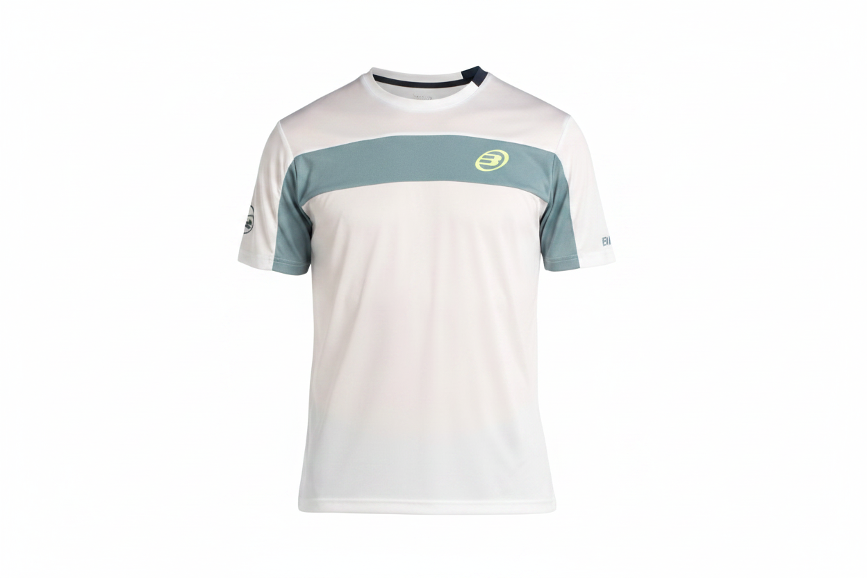 Camiseta Bullpadel Libio blanco frente