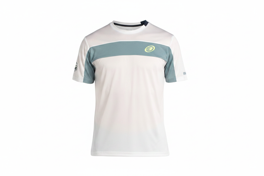 Camiseta Bullpadel Libio blanco frente