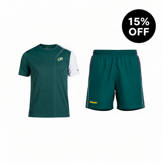 Combo Bullpadel Llico Llegar verde oscuro 15% OFF