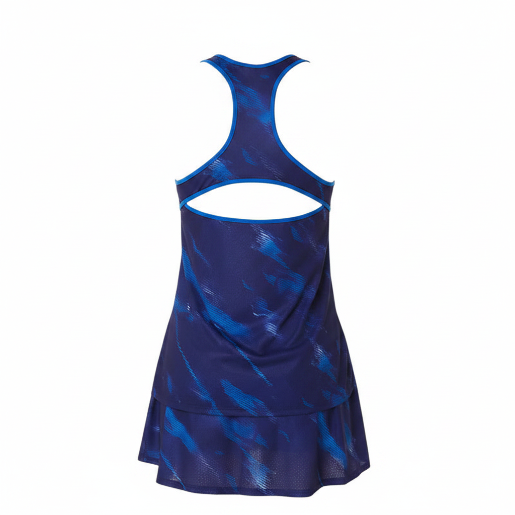 Esqueleto Asics Women Match Graphic Tank Dive Blue