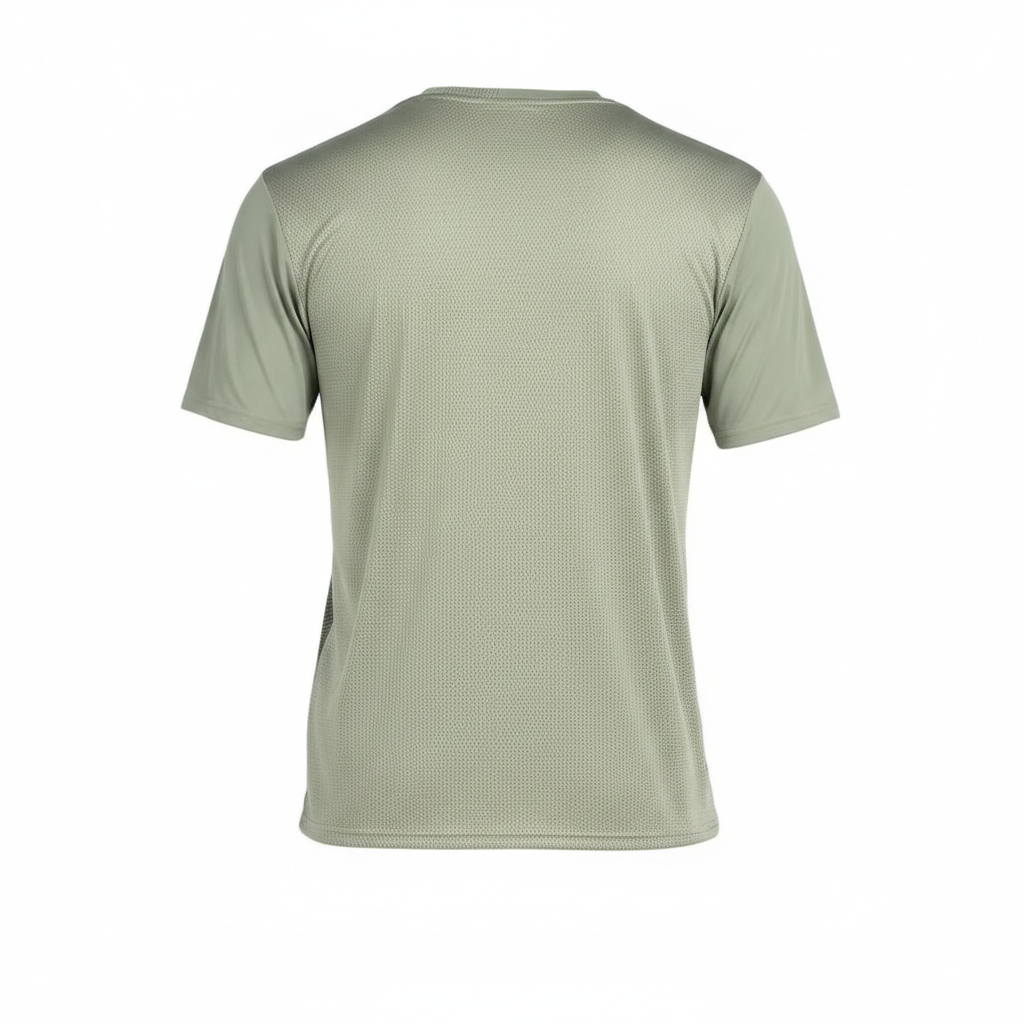Camiseta Bullpadel Patos Eucalipto - Vista trasera sin modelo