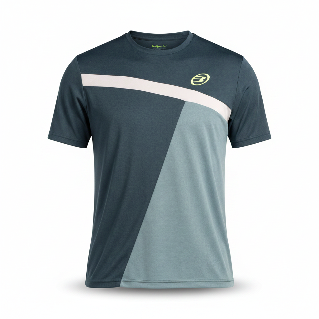 Camiseta Bullpadel Llega Verde Oscuro - Vista frontal sin modelo