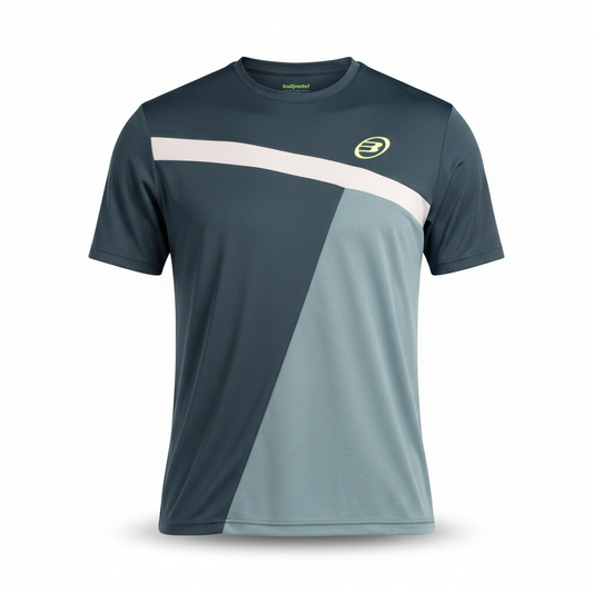 Camiseta Bullpadel Llega Verde Oscuro - Vista frontal sin modelo
