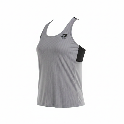 Camiseta Bullpadel Llave W Grey Medio Vigore