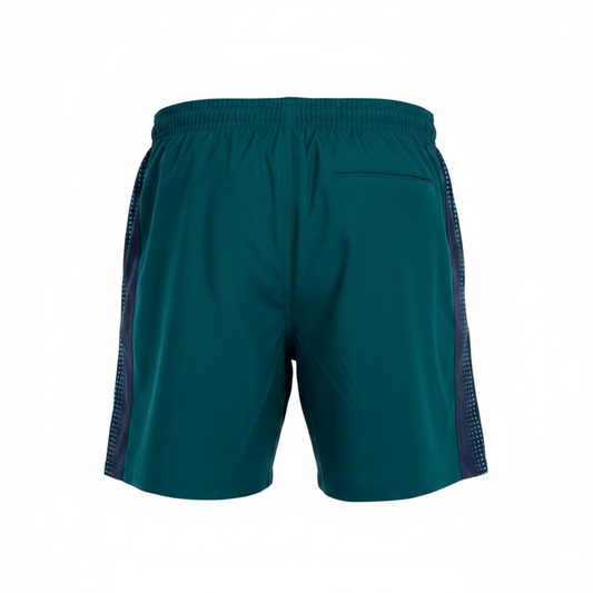 Short Bullpadel Legar Verde Oscuro - Vista trasera sin modelo