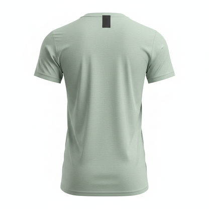 Camiseta Bullpadel Prilep Eucalipto - Vista trasera sin modelo
