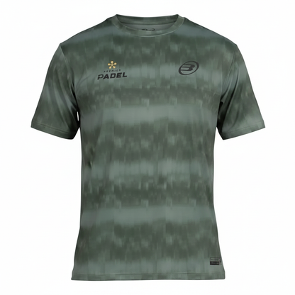 Camiseta Bullpadel Pasco Kaki - Vista frontal sin modelo