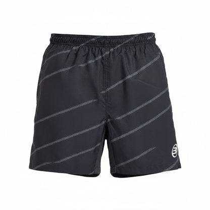 Short Bullpadel Cabanas Negro - Vista frontal sin modelo